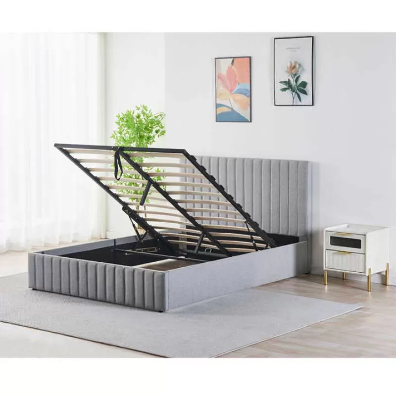 Luxury Design Bed Room Modern Furniture King Single Queen Sizes Bed Frame Wood Double Bed Furniture