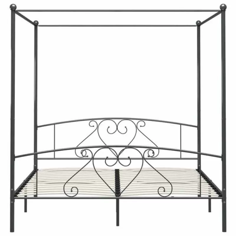 Wholesale Canopy Solid Metal Bed Frame Mosquito Net  Single  Twin Queen King Size Metal Bed