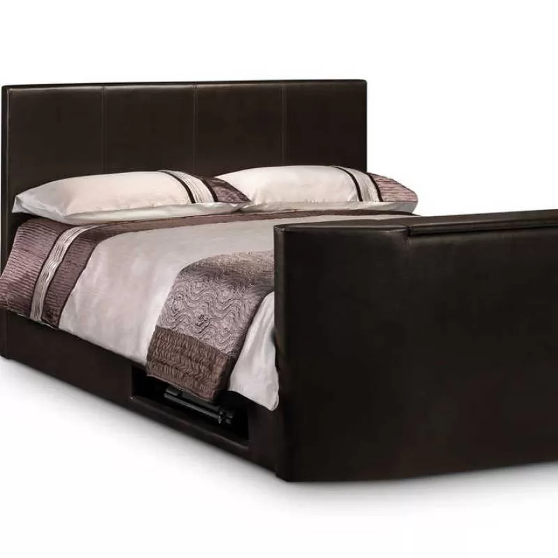 Luxurious  Cheap DVD Player  Leather Bed with Tv Stand