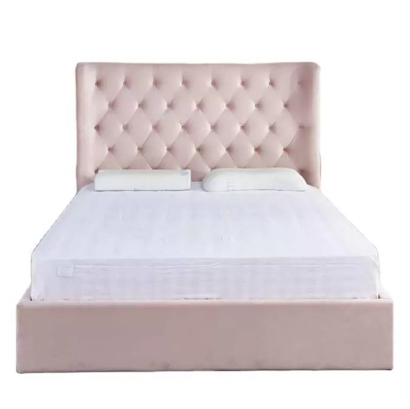 2024 New Arrival king Queen  Upholstered Quality Bed with Button Wholesale Bed