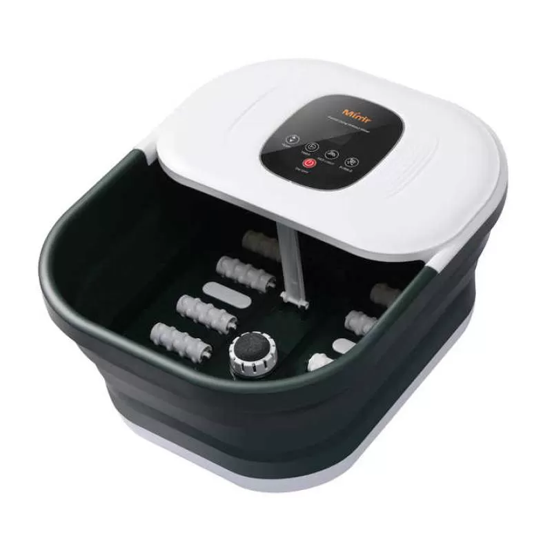 CE ROHS ETL Certificated Foldable Foot Bath Machine With Large Digital Display Screen and Shiatsu Massage Rollers