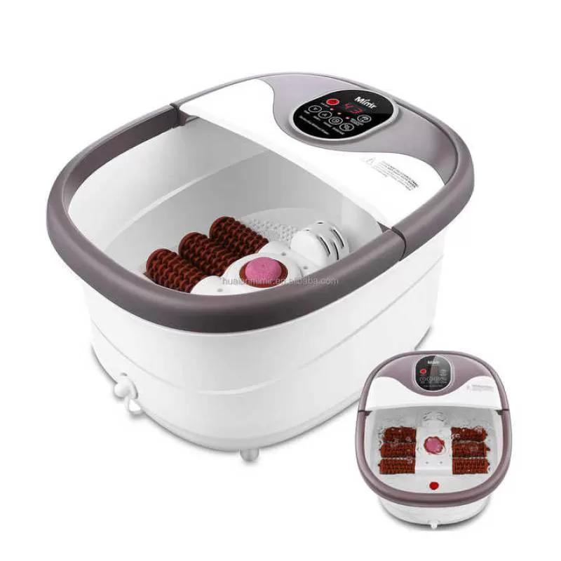 Fast Heating Automatic Massage Foot Spa Bath Massager Machine for Feet Relief and Relax Bath With Rotary Rollers and Bubble