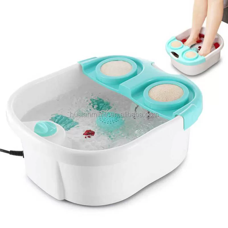 Cheap Low Price Foot Spa Bath Machine Foot Spa Wash Basin Tub With Bubble and Massage Rollers Keep Water Warm