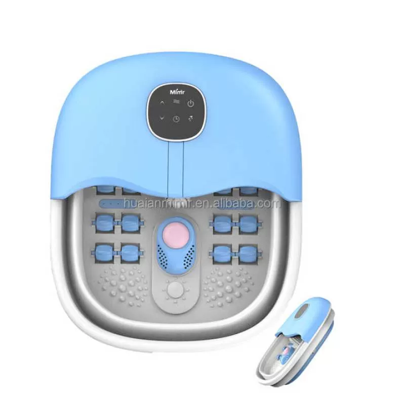 Best Detox Foot Spa Collapsible Foot Bath With Bubble and 20 Massage Rollers