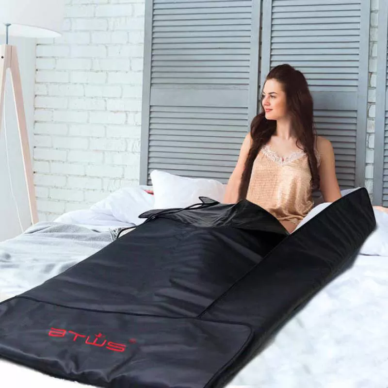 Btws Factory Direct OEM/ODM FIR Heating Therapy Sauna Blanket Fir Infrared Portable Spa Blanket