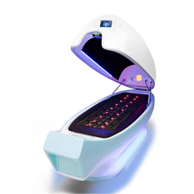 BTWS Ozone Steam Sauna Capsule Physical Therapy Slimming Weight Loss with Light Therapy MP3