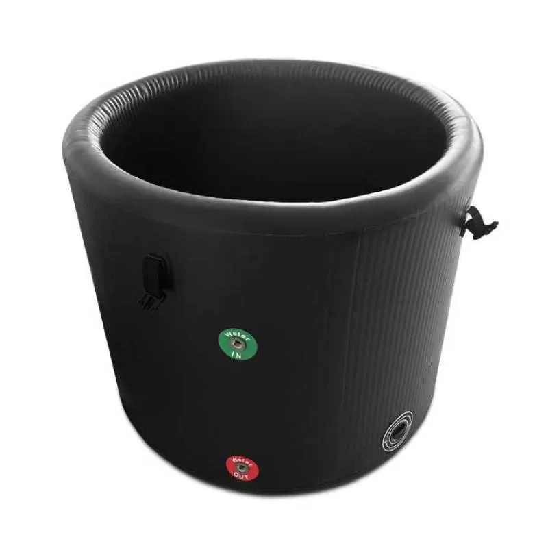 Durable ODM Small Ice Bath 1 Person Black All-in-one Thick Plastic Ice Bath