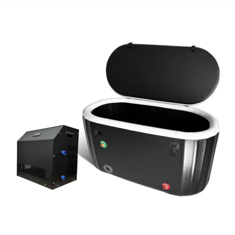 Reduce Pain Fitness Cold Therapy Ice Bucket Plastic Inflatable Ice Bath With Chiller