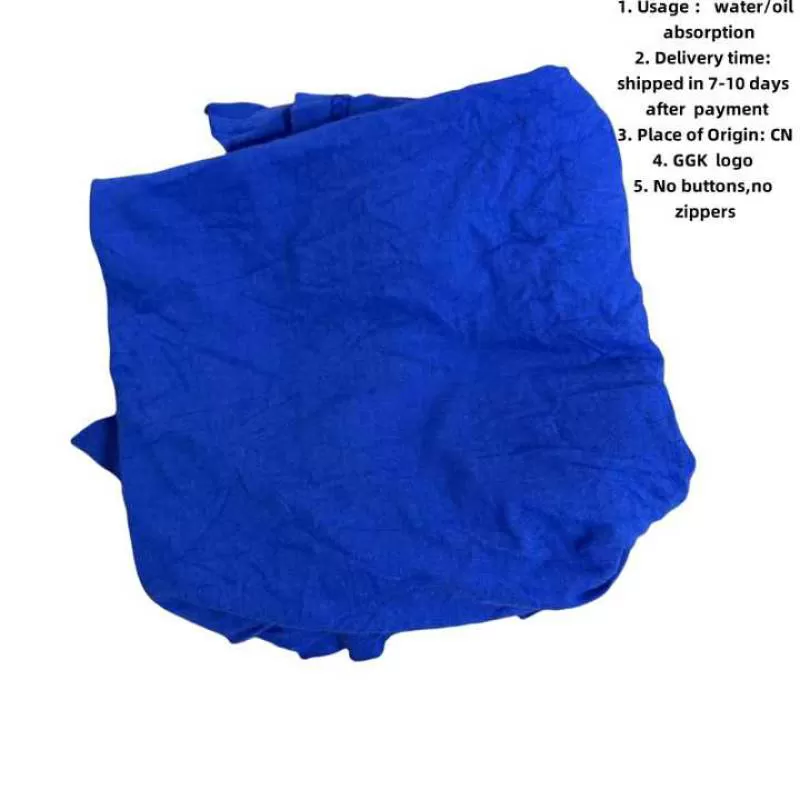 Super Absorption Marine Industrial Used Cutting Wiping Rags Cotton Cleaning Cotton Rags