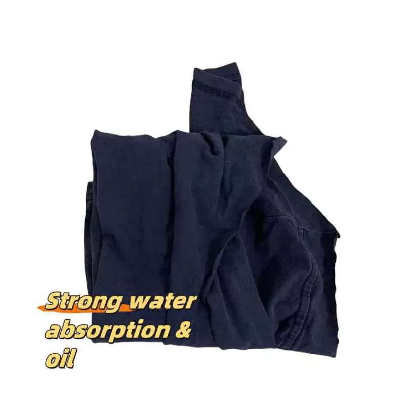 Cut t Shirt Rags Wipers Waste Cotton Industrial Cotton Rags Dark Color t Shirt Rags Trapos Industriales