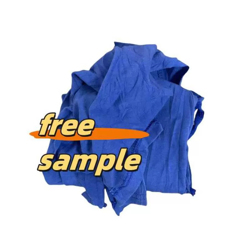 Fabric Cutting Clips New Cloth Rags Workshop Wiping Rags Cleaning Dark Color t Shirt Rags
