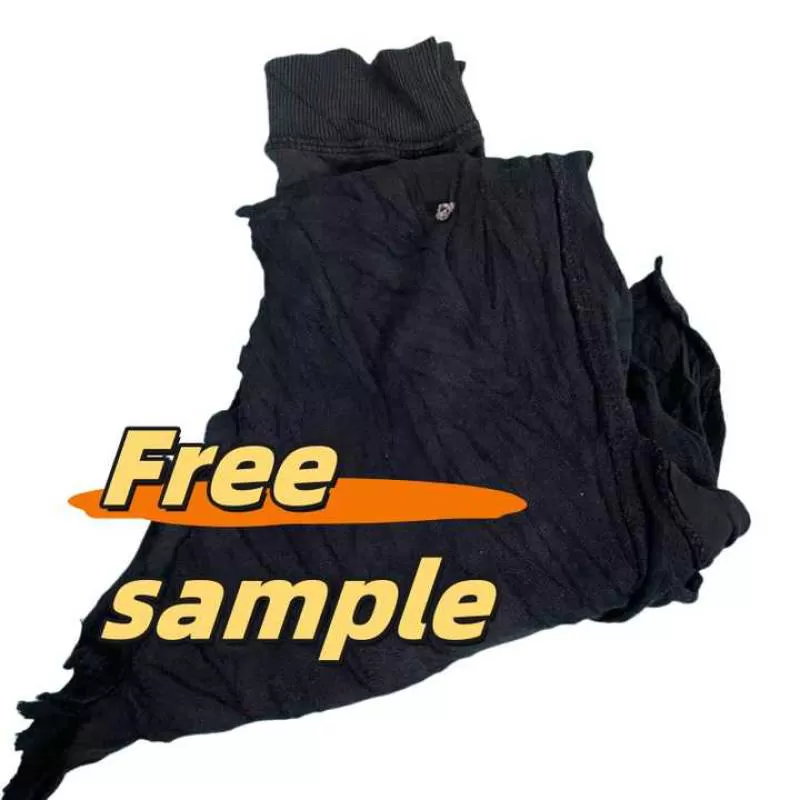 Used Scraps  Cotton  Cleaning Cloth Rags Dark Color 100% Cotton T-shirt Rags Marine Cleaning Wiping Rags