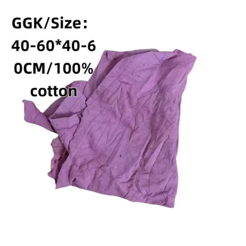 Industrial Light Color Mixed t Shirt Cotton Rags Cotton Waste Low Prices 100%cotton Old Clothes