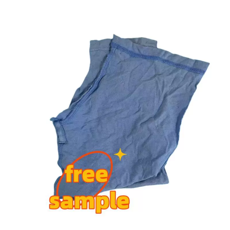 Straight Cut PREMIUM Quality High Cotton Dark Color Rags Industrial Cotton T Shirt Wiping Rags for Cleaning Oil