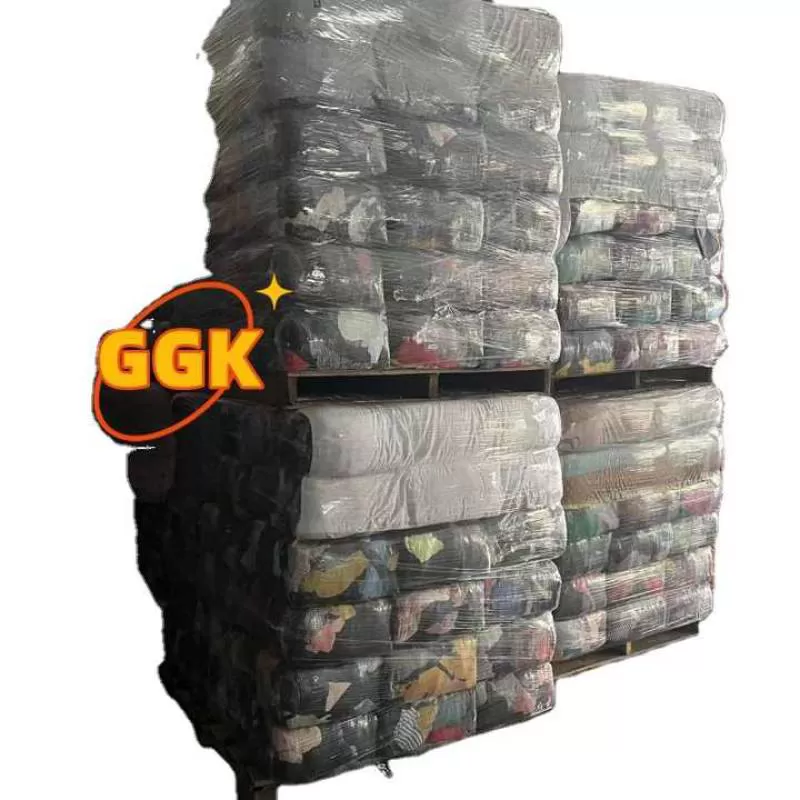 10kg 25kg Color  Rags Industrial Use Cleaning  Industrial Used   T Shirt Wiping Rags Cutting Second Htowel Rags 