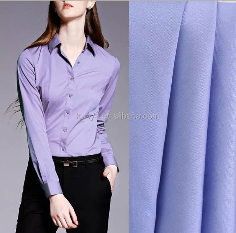 Wholesale T Shirt Fabric TC80/20 Polyester Cotton Fabric for Shirt Workwear and Uniform Plain Bleached Dyed Fabric 45*45s133*72