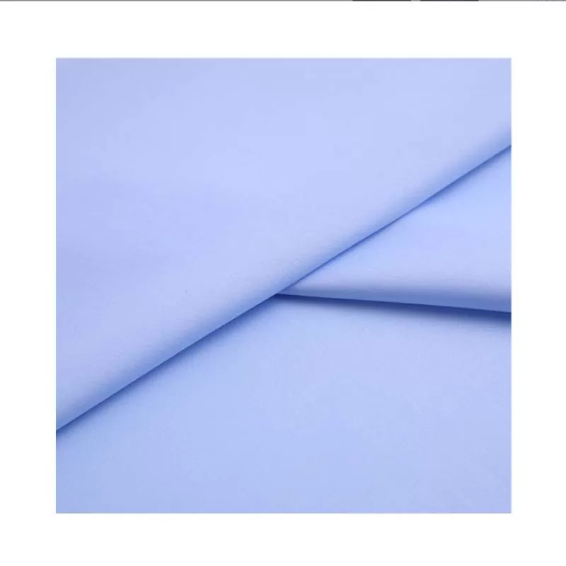 100% Cotton Plain Dyed  Poplin Fabric for Shirts Garments 