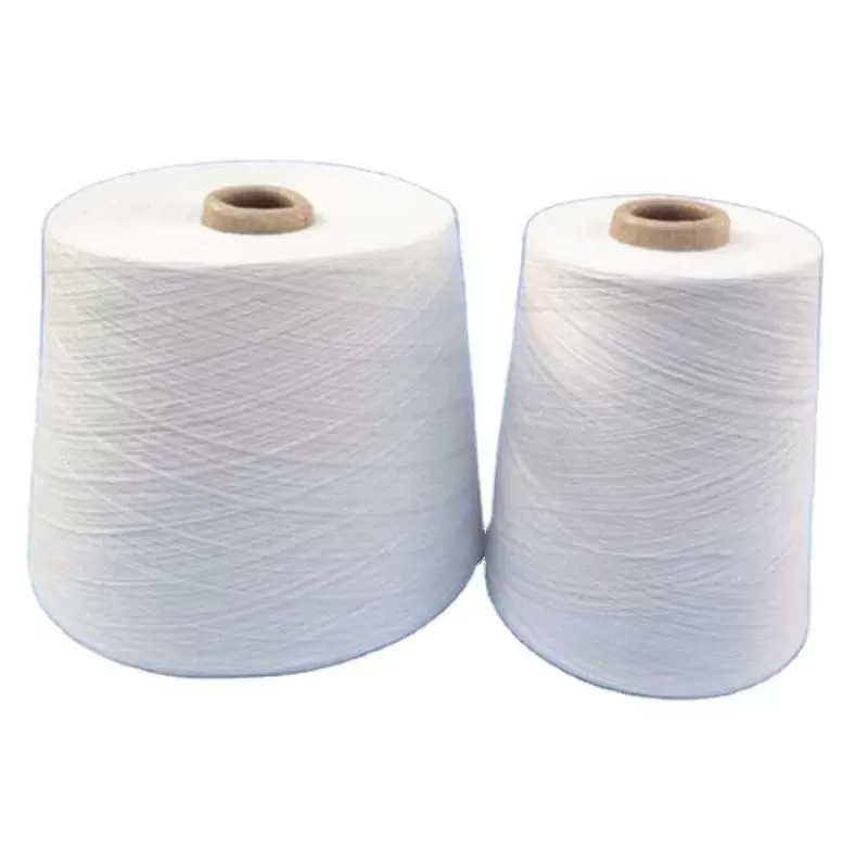 China Wholesale 100% Polyester Spun Yarn Knitting and Weaving
