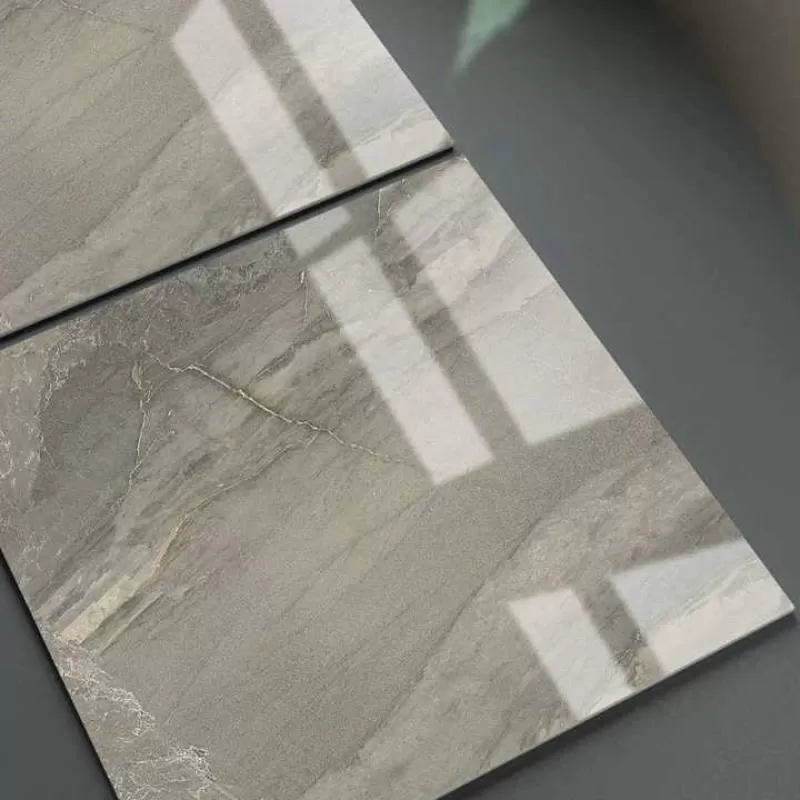 Factory Price Full Body Polished Glazed Brown 600x600 Marble Porcelain Ceramic Tile Interior Glossy Shiny Flooring Tiles
