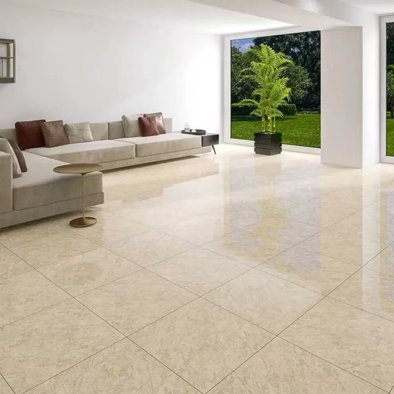 High Glossy Full Body Porcelanato Tiles Crystal Brown Marble Glazed Polished Porcelain Solid Interior Floor Tile 600x600
