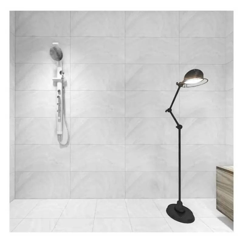 Villa Hotel 400x800 White Marble Full Body Modern Anti Slip Resistant Wall Tiles Interior Kitchen Porcelain Wall Matte Tile