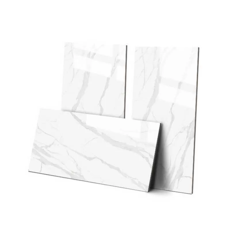 Glazed Alps White 750x1500 Rectangle Non-slip Decorative Marble Vitrified Extra Large Porcelain Ceramic Floor and Wall Tiles