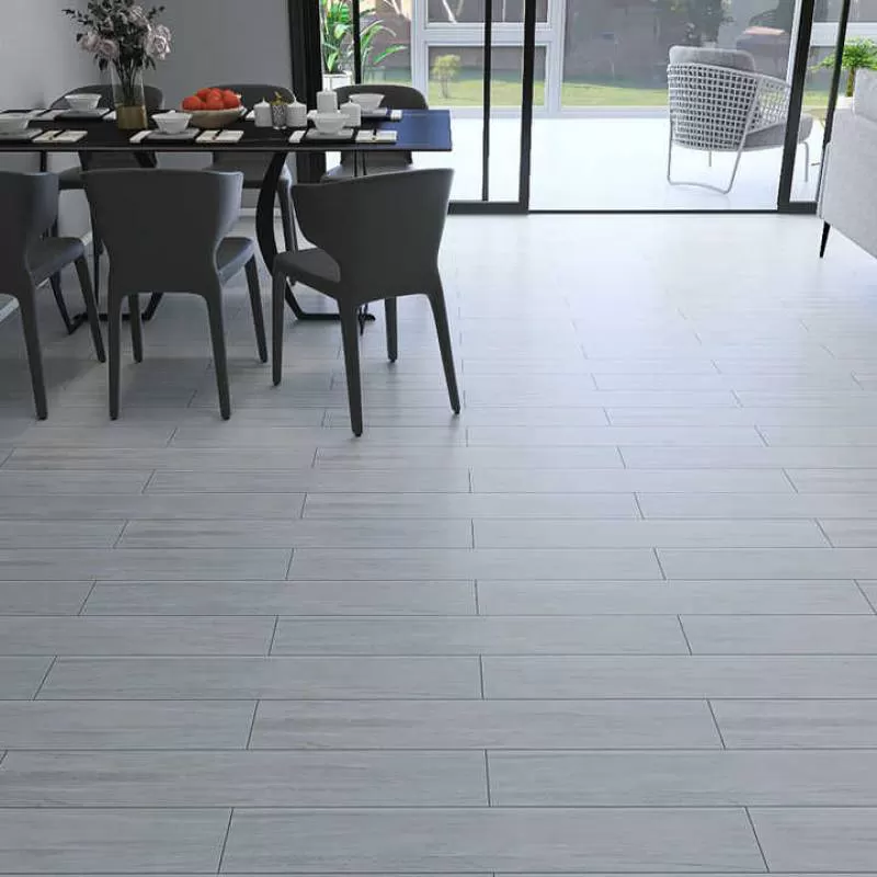 150x900mm Matte Grey Wood Like Porcelanato Floor Tile Dark Wood Porcelain Flooring Tile Oak Effect for Home Room