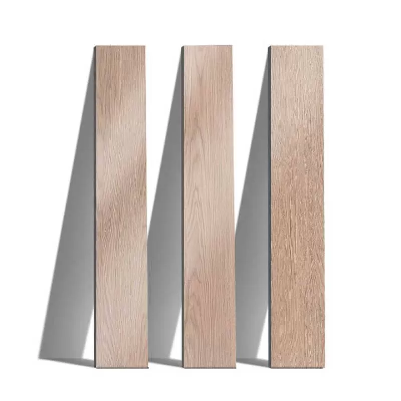 China 150x900mm Diamond Glazed Rustic Brown Wooden Grain Porcelanato Tile Wood Look Strip Antique Porcelain Plank Floor Tile