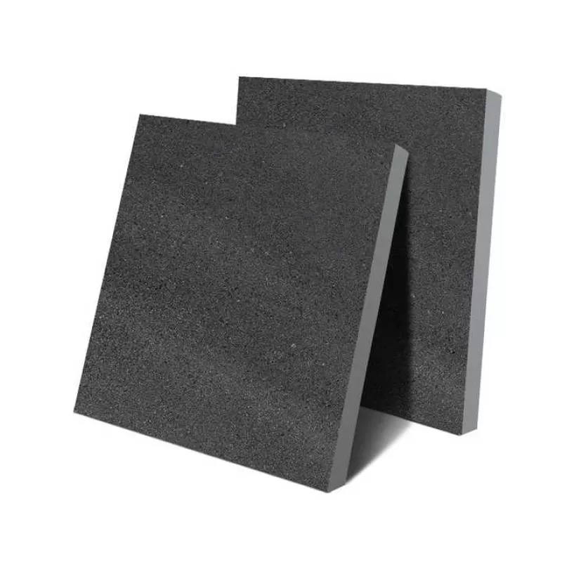 High Quality Full Body 2cm Thick Non-slip R11 Exterior Porcelain Flooring Tiles Garden Black Outdoor Pavers Floor Tile 600x600