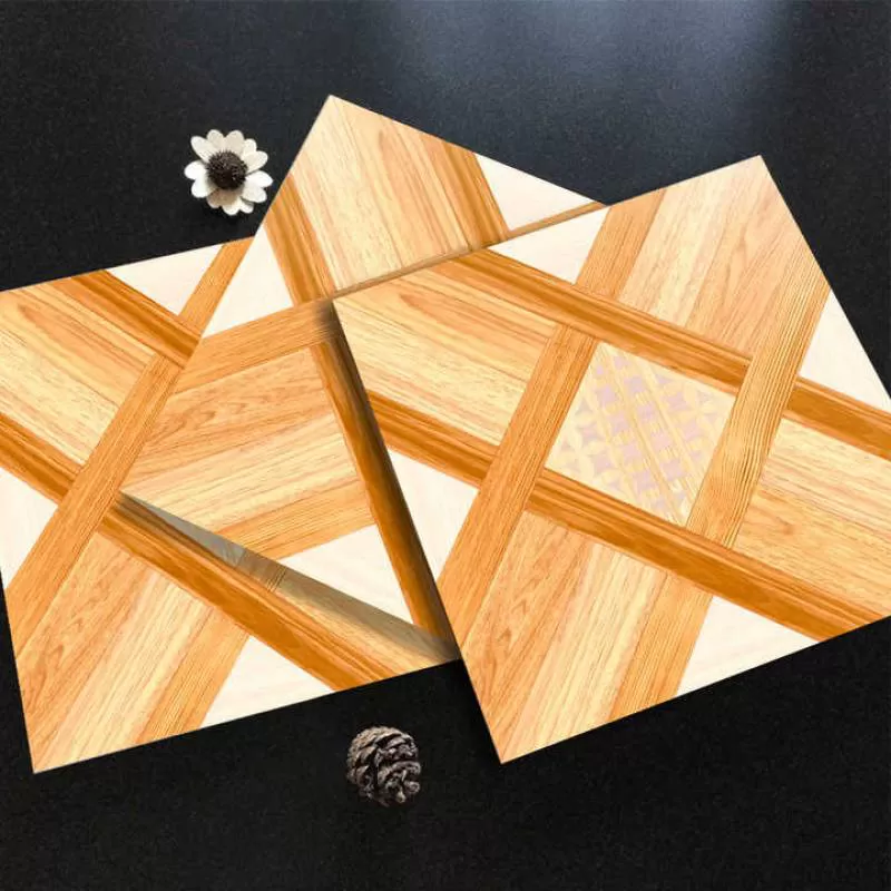 Anti Slippy 300x300 Standard Size Outdoor Wood Grain Ceramic Rustic Mattetiles Bathroom Kitchen Balcony Floor and Wall Tiles