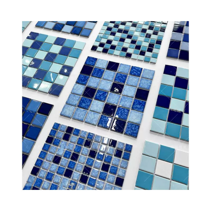 Colorful Mosaic Swimming Pool Tiles Sell Mosaic Ceramic Tiles Premium Non-Slip Pool Tiles