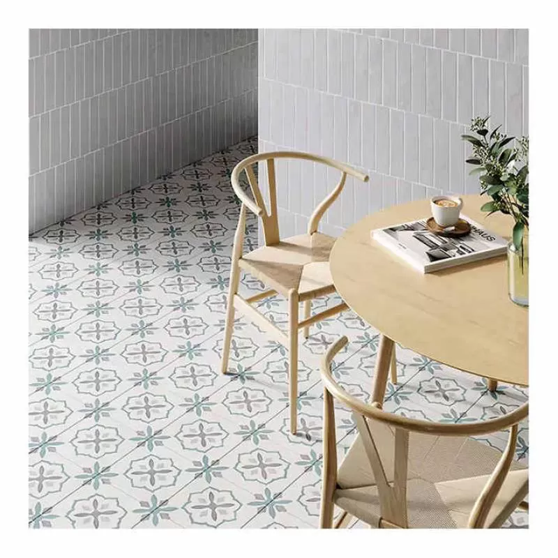 Ceramic Porcelain Tile 9x9 Matte Mediterranean Sea-inspired Blue Spanish Style for Use on Kitchen Bath Pool Walls and Floors