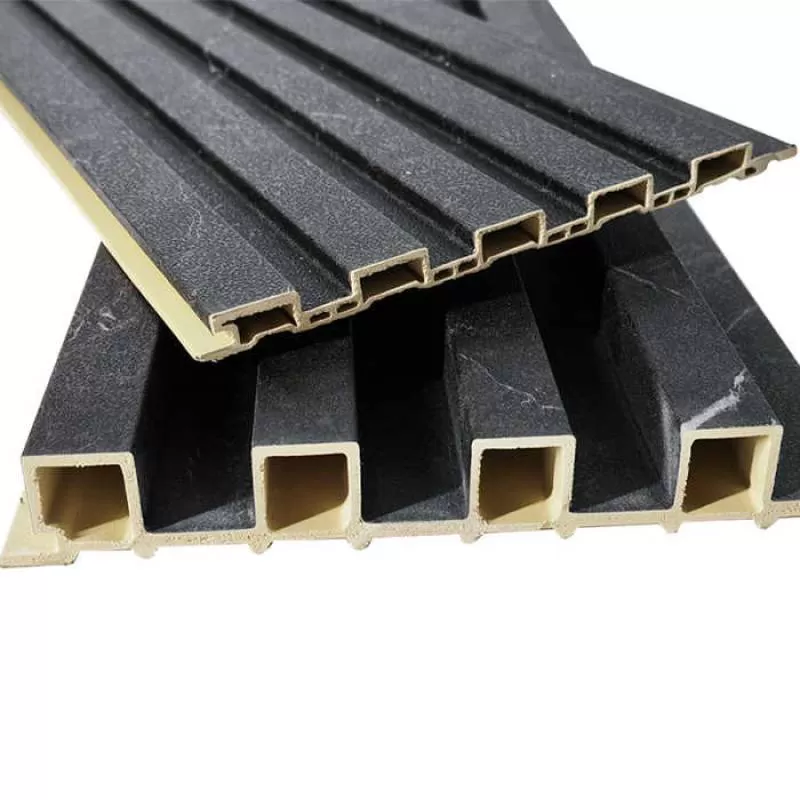 Wpc Indoor Waterproof Fluted 3d Wall Panels Decorative Composite Wpc Wall Cladding