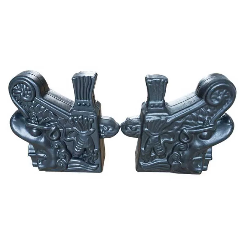 Free Samples  Roof ridge Both Ends Decorative Pattern China Roof Tiles Asian Style Synthetic Resin Roof Tile /