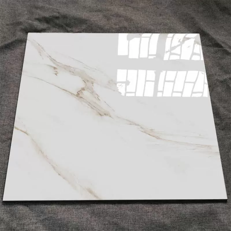 Supplier Best Price Home White Flower 600x600 Glazed Porcelain Vitrified Floor Ceramic Glazed Tile