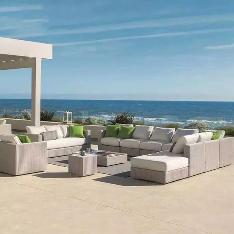 Vietnam Philippine Outdoor Natural Wicker and Rattan Furniture Sofa Set Garden Furniture Guangdong Manufacturers