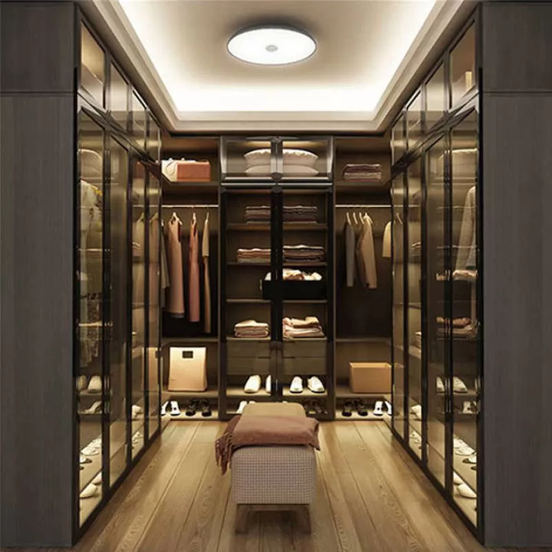 Custom Made Bedroom Wood Built in Wardrobe Storage Cabinet Closets Set Furniture Design Cheap Modern Clothes Wall Walk in Closet