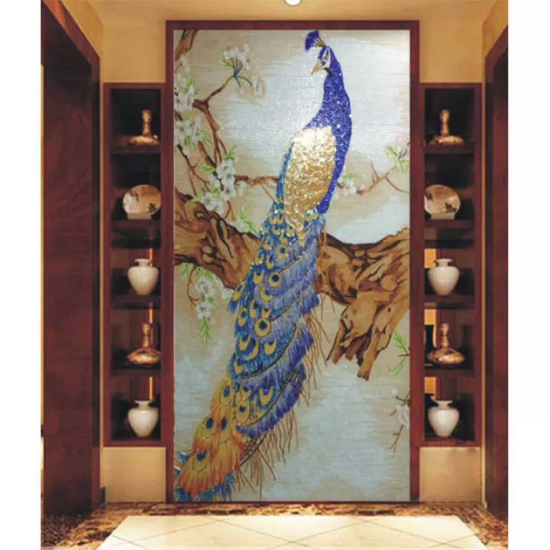 Foshan Modern Hand Made Custom 3d Bird Tile Mosaics Mural