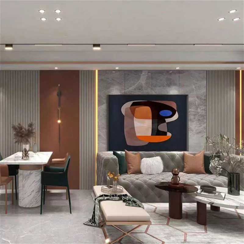 Vanjoin Eco-friendly High-End Interior Decoration Materials Popular Style WPC Wall Panel