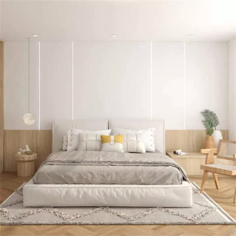 Vanjoin Interior Decorative Bamboo Charcoal Fireproof Wallboard Waterproof Cladding WPC Wall Panel