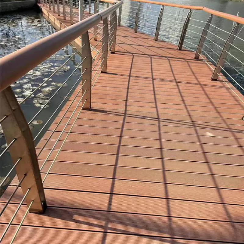 Vanjoin Anti-UV Fadeless Outdoor WPC Floor Panel for Swimming Pool Flooring