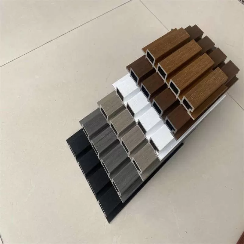 VANJOIN Exterior Waterproof Co-extrusion  Greatwall Board  PE Wallboard Fluted Grille Decorate Wall Cladding Durable Fireproof