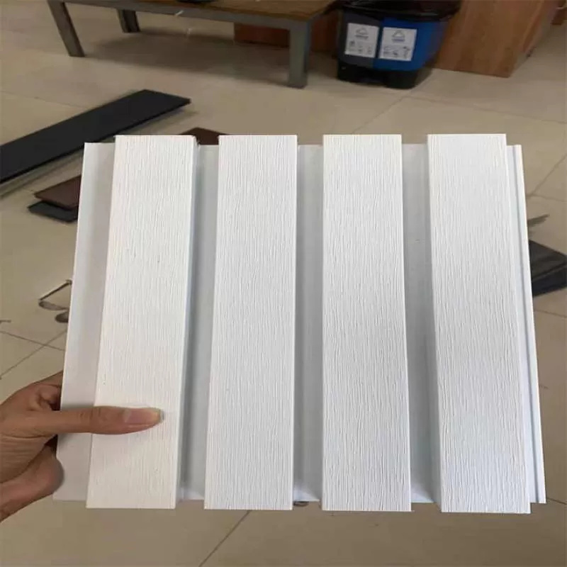 Outdoor Waterproof Anti-scratch Cladding Fluted WPC Panels