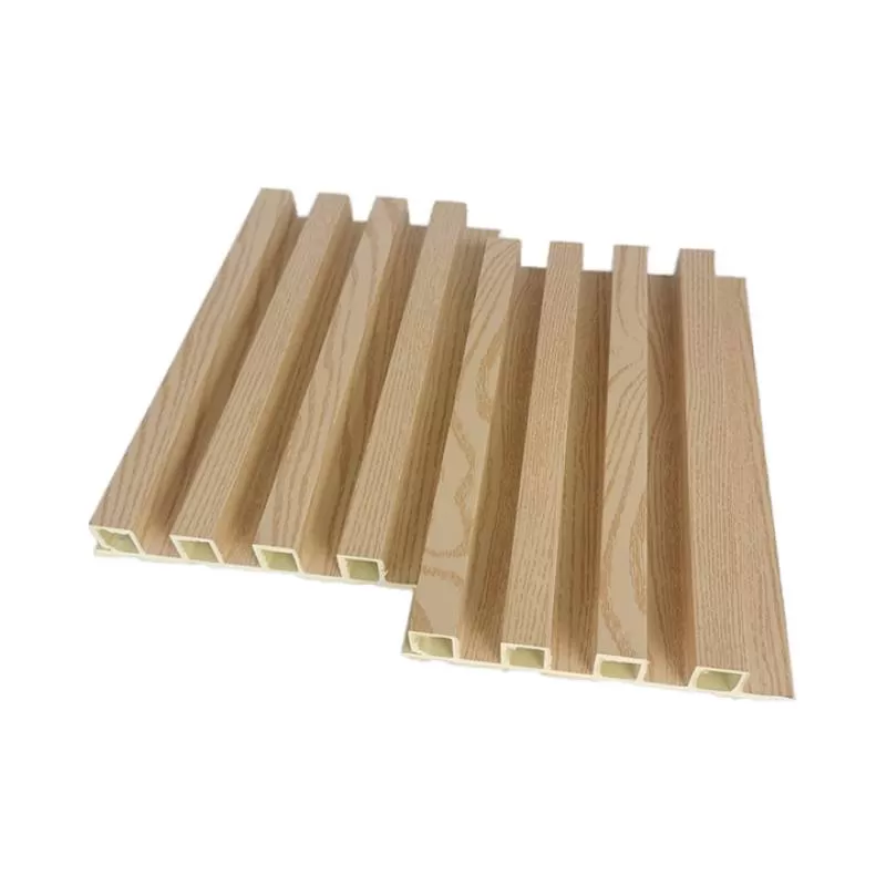 Modern Design Waterproof Wood Plastic Composite WPC Wall Panel for Interior Living Room