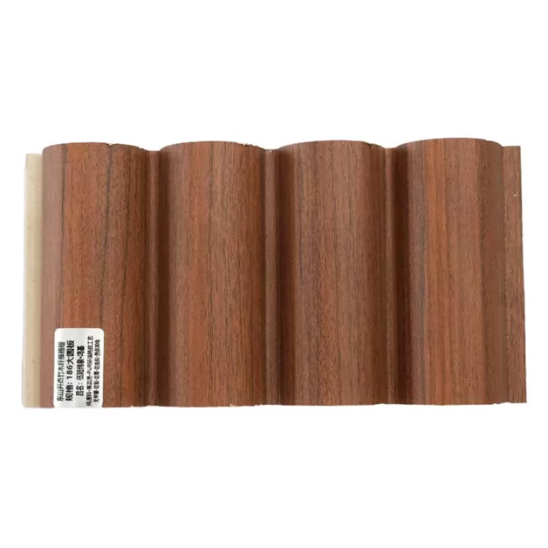 Indoor Decoration Wave Wall Panel Luxurious Wall Mounted TV Customized Wooden Wall Panel