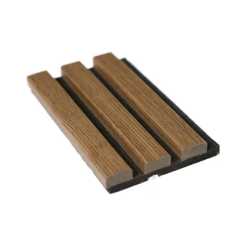 Minimalist Acoustic Felt Polyester Acoustic Panels Home Background Wood Wall Decoration