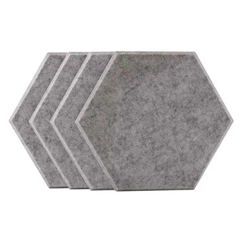 Custom Size Hexagon Polyester Acoustic Panels for Soundproof Wall Sound Dampening Padding