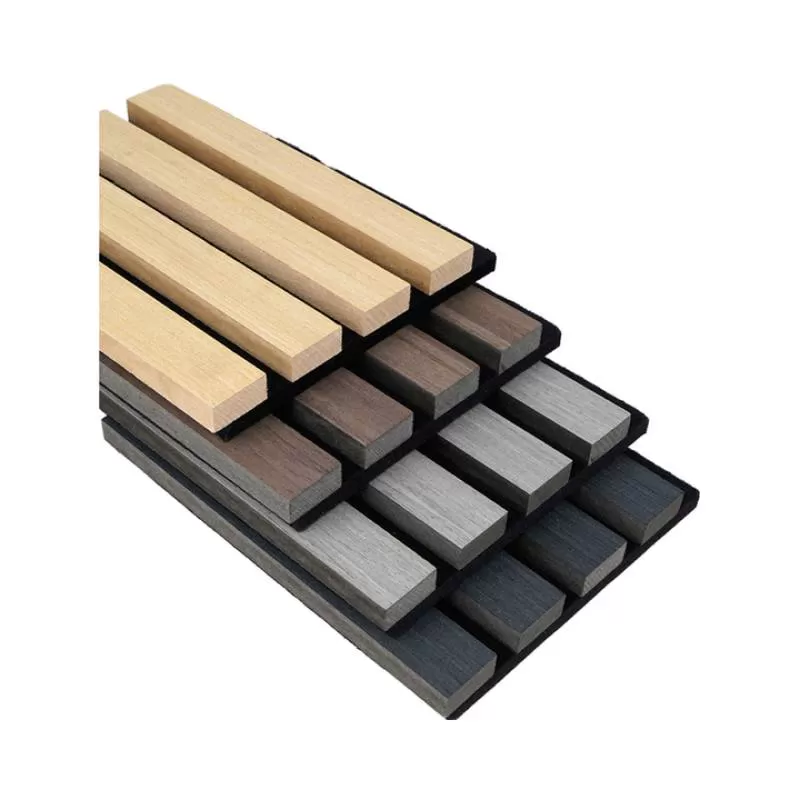 Modern Style Acoustic Wood Panels MDF Soundproof Decoration Wall Slats for Apartment
