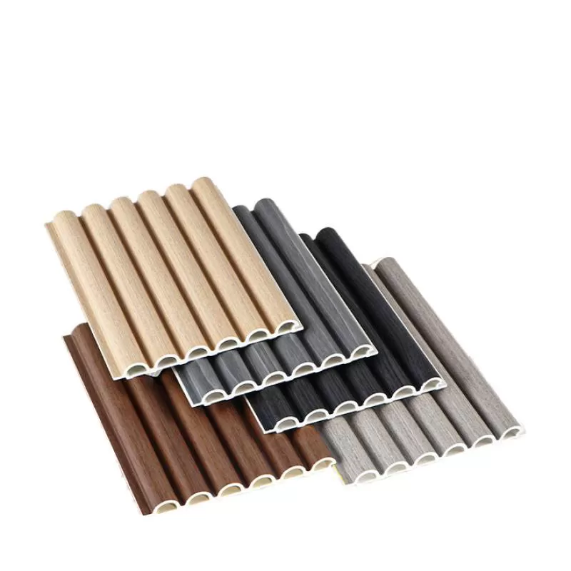 Modern Bamboo Wood 3D Wooden Slat Wall Decorative Panel Wpc Wall Panels for Home Hotel