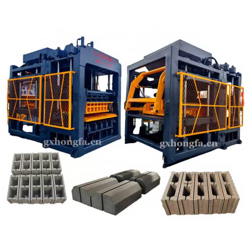 QT12-15F Hollow Concrete Molds Paver Concrete Block Brick Concrete